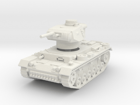 Panzer III Observer 1/87 in White Natural Versatile Plastic