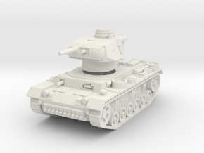 Panzer III Observer 1/56 in White Natural Versatile Plastic