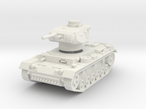 Panzer III Observer 1/120 in White Natural Versatile Plastic