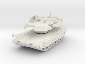 M1A2C Abrams 1/100 in White Natural Versatile Plastic