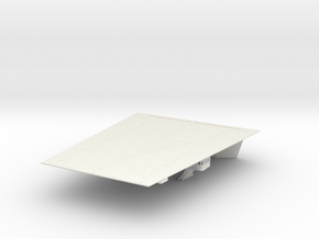 1/200 IJN Shinano Bow Flight Deck in White Natural Versatile Plastic