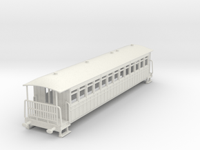 o-76-garstang-knott-end-bogie-comp-coach in White Natural Versatile Plastic