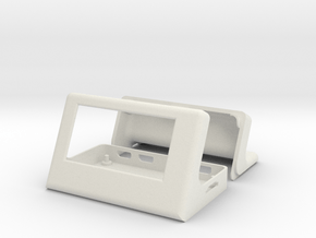Case for pimoroni Inky pHAT and raspberry pi in White Natural Versatile Plastic
