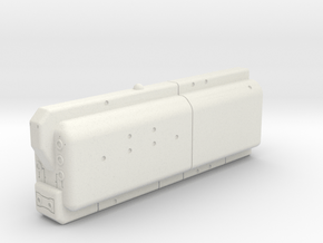 LoGH Imperial Battleship 1:3000 (Part 1/2) in White Natural Versatile Plastic