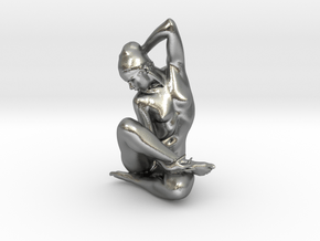 Posing Woman in Natural Silver: 1:8