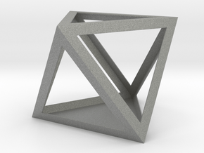 gmtrx 12.61 cm lawal skeletal octahedron  in Gray PA12