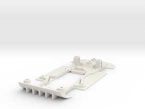 Chassis for NSR Mosler for (Slot.It motor pod) in White Natural Versatile Plastic