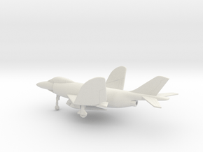 McDonnell F3H Demon (folded wings) in White Natural Versatile Plastic: 1:200