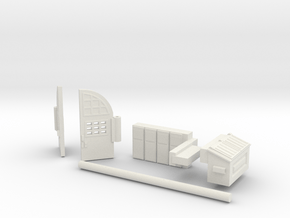 Firehouse small parts v3 in White Natural Versatile Plastic