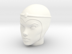 Mortella Head VINTAGE in White Processed Versatile Plastic