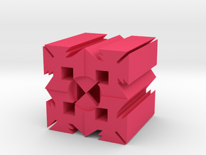 Geometry Dash 400 Star Icon in Pink Processed Versatile Plastic