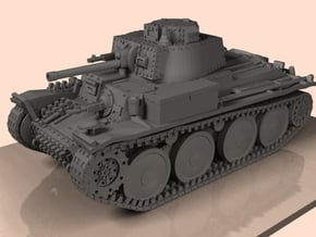 1/100 Panzer 38(t) 2 parts in Tan Fine Detail Plastic