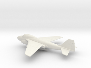 Grumman A-6E Intruder (w/o landing gears) in White Natural Versatile Plastic: 1:144