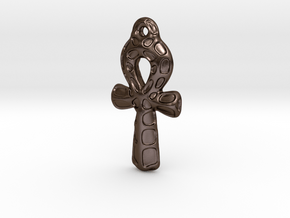 Egyptian Ankh in Polished Bronze Steel