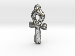 Egyptian Ankh in Polished Silver