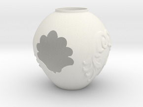 Vase 1120 in White Natural Versatile Plastic