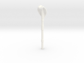 Sibylline Cobra Staff Classics in White Processed Versatile Plastic