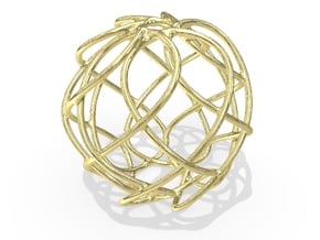 Christmas Ornament 2015 #007 in 18K Yellow Gold