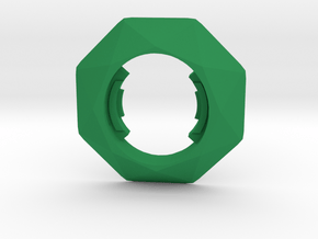 Beyblade Chaos Emerald | Custom Attack Ring in Green Processed Versatile Plastic