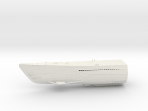 1/144 Uboot Hull Fore Part IXC U-505 in White Natural Versatile Plastic