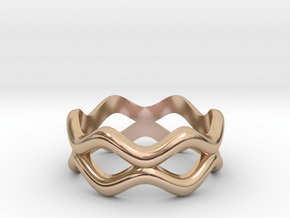 Weave Band in 14k Rose Gold