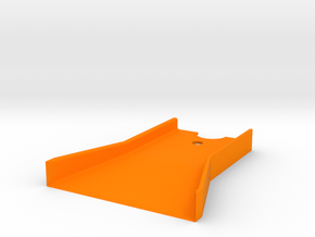 Hot Wheels Track To Floor Ramp Adapter in Orange Processed Versatile Plastic