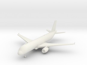 1:400 Airbus a320-200 in White Natural Versatile Plastic