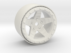 Custom Wheel for $25 Drift Car in White Natural Versatile Plastic