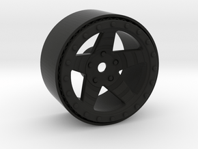 Custom Wheel for $25 Drift Car in Black Premium Versatile Plastic
