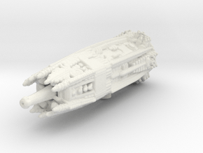 Klingon DaSpu' Class 1/10000 Attack Wing in White Natural Versatile Plastic