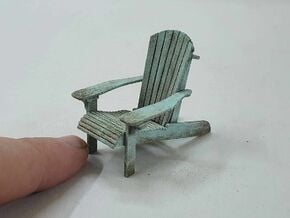 Chair 14. 1:24 Scale  in White Natural Versatile Plastic