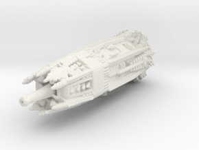 Klingon DaSpu' Class 1/7000 Attack Wing in White Natural Versatile Plastic