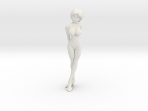 1/20 Cosplay Girl in Swimsuit for Dioramas in White Natural Versatile Plastic