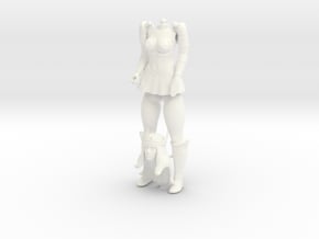 Ileena Full Figure VINTAGE in White Processed Versatile Plastic