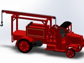 1924 FIRE WRECKER in Tan Fine Detail Plastic