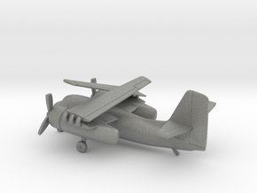 Grumman S2-F Tracker (folded wings) in Gray PA12: 1:200