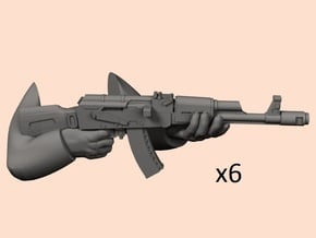 28mm AK74 arms in Tan Fine Detail Plastic