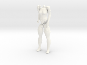 Enchantress Full Body(No Head)  VINTAGE in White Processed Versatile Plastic
