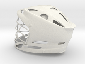 Helmet  in White Natural Versatile Plastic