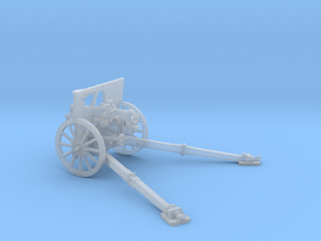 1/87 QF 3.7 inch mountain howitzer in Tan Fine Detail Plastic