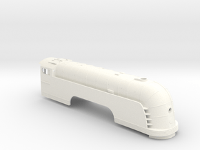 New York Central - Mercury - HO Locomotive Shell in White Processed Versatile Plastic
