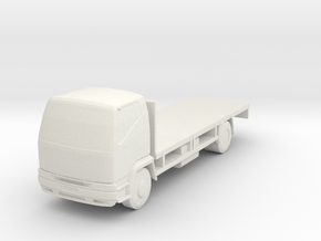 DAF LV 18t Flatbed 1/72 in White Natural Versatile Plastic