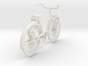 1:16 M305-G319 Huffman Bicycle in White Natural Versatile Plastic