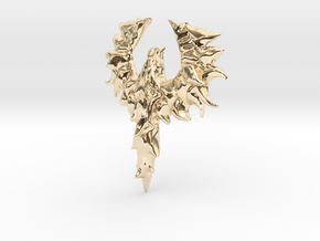 Phoenix of Life (Small) in 14k Gold Plated Brass