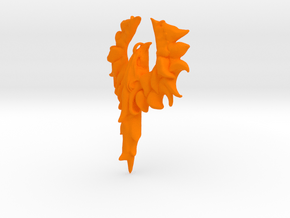 Phoenix of Life in Orange Processed Versatile Plastic: 15mm