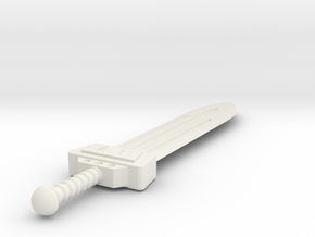 Master Blade of the Empyrean (Solid version) motuC in White Natural Versatile Plastic