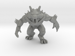 Werewolf Terminator miniature model rpg dnd games in Gray PA12