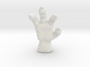 Evil Hand miniature model fantasy games rpg dnd in White Natural Versatile Plastic