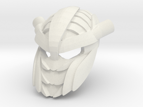 Great Mask of Charisma (axle) (shapeshifted) in White Natural Versatile Plastic