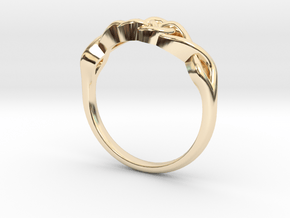 Celtic Knot ring in 14K Yellow Gold: 5.5 / 50.25